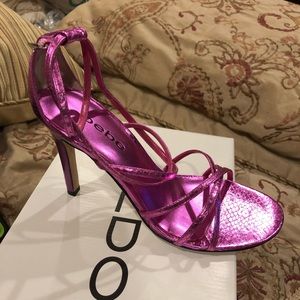 Bebe fuschia bright high heels